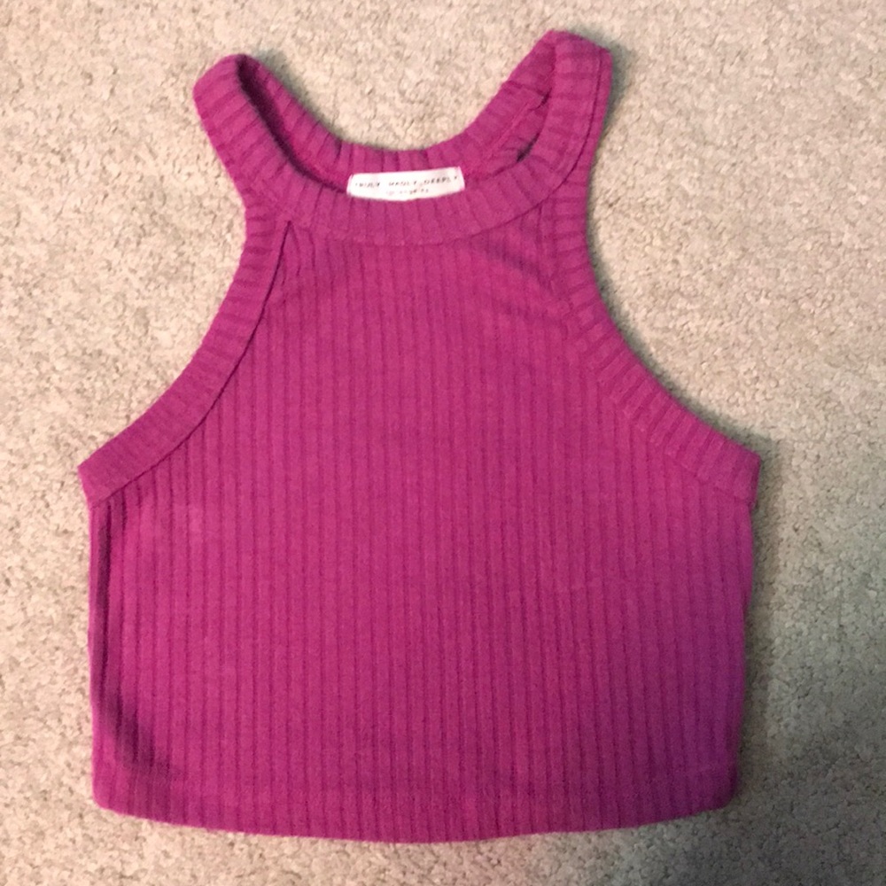 Pink Crop Top